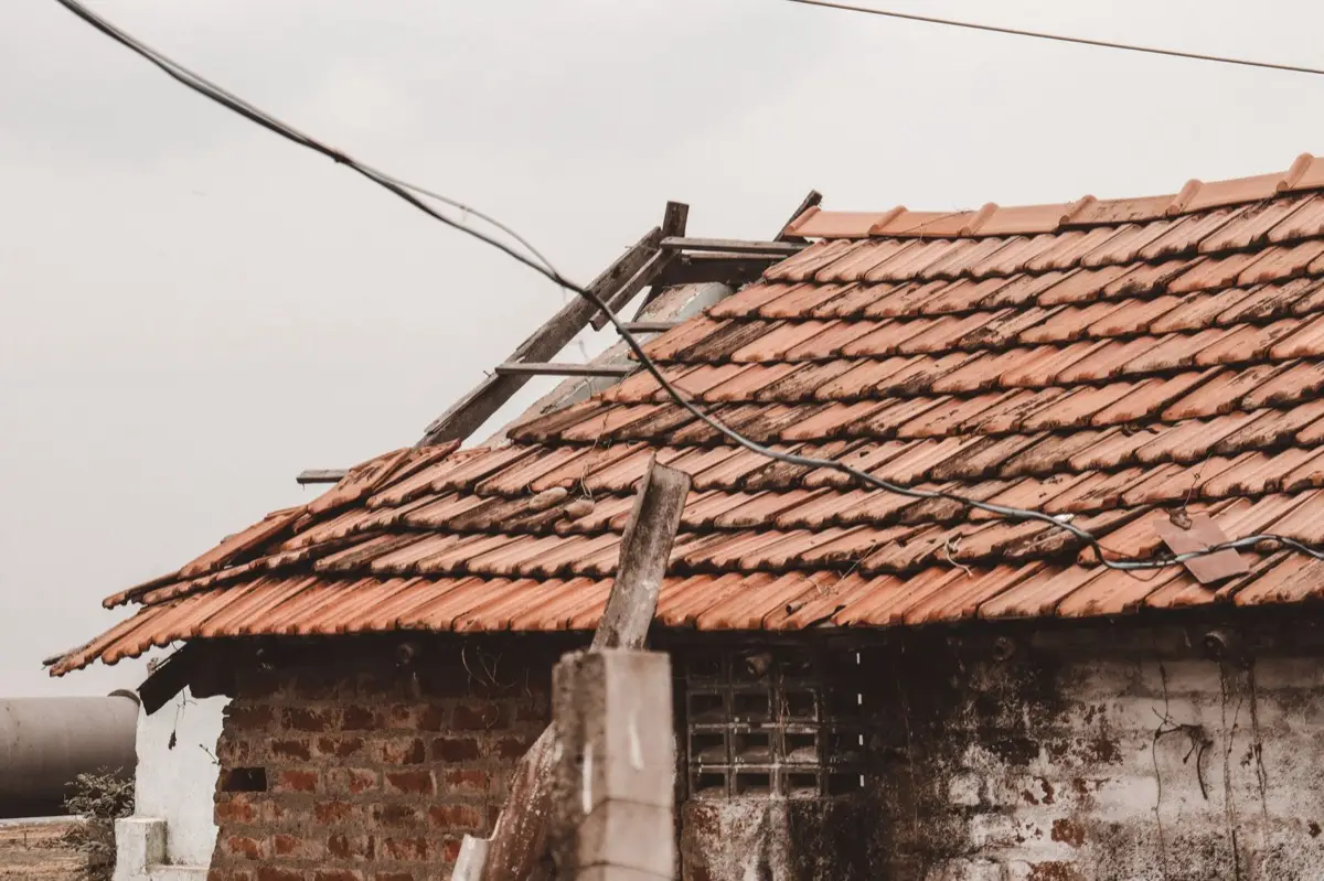 Wind Damage and Ridge Tile Repair in Fullerton, CA